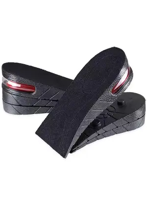 Invisible Heightening Insoles, 1 Pair Invisible Shock Absorption Anti-slip Insoles, Sports and Leisure Students Running Soft ...