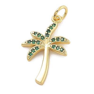 Rack Plating Brass Micro Pave Cubic Zirconia Pendants