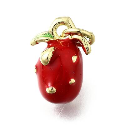 Brass with Enamel Charms