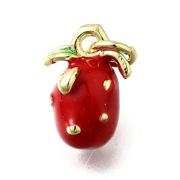 Brass with Enamel Charms