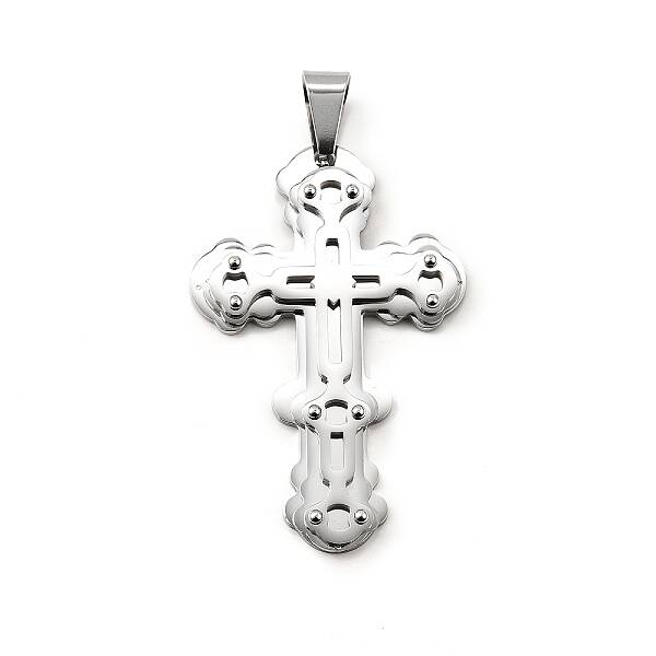 Cross 304 Stainless Steel Big Pendants