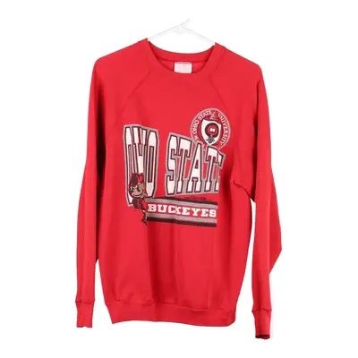 Ohio State Us Sweats College Sweatshirt - Large Red Cotton Blend