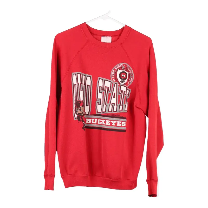 Ohio State Us Sweats College Sweatshirt - Large Red Cotton Blend