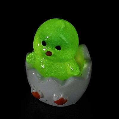 Broken Shell Animal Luminous Resin Display Decorations