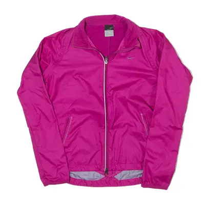 NIKE Windbreaker Jacket Pink Womens XS