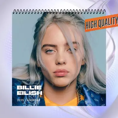 Billie Eilish 2025 Wall Calendar