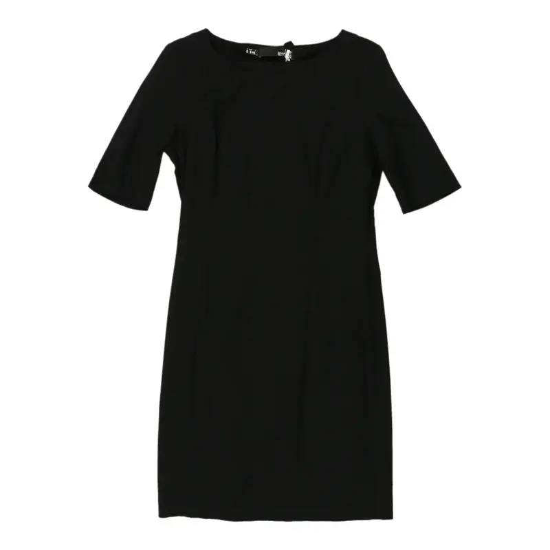 Love Moschino Midi Dress - Medium Black Viscose Blend | Size: medium