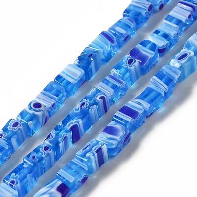 Handmade Millefiori Glass Beads Strands