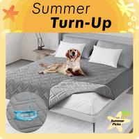 【Outdoorfun】Waterproof Pet Blanket with Non-Slip Bottom, Washable Dog/Cat Bed Cover, Soft Comfortable Sofa Couch Cover, R...
