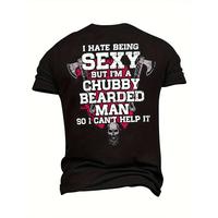 Plus Size Men's T-Shirt Hammer Skull