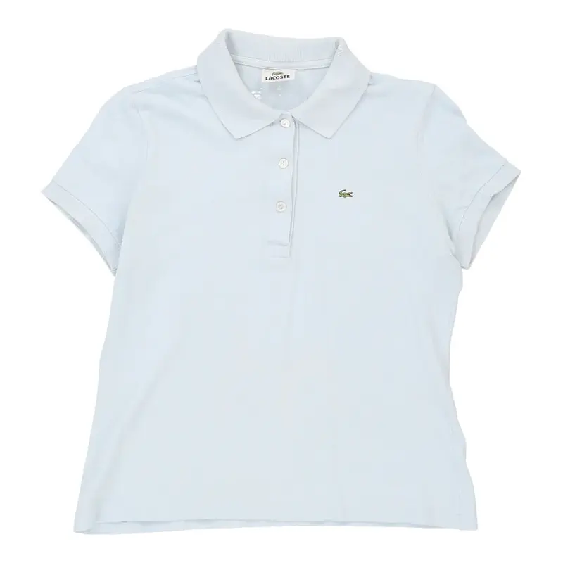 Lacoste Polo Shirt - Small Blue Cotton
