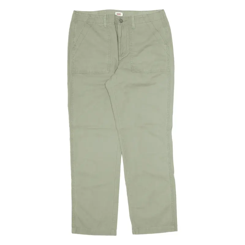 LEVI'S Trousers Green Regular Tapered Womens W31 L28