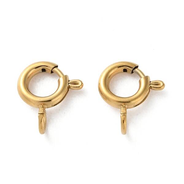 Ion Plating(IP) 304 Stainless Steel Spring Ring Clasps