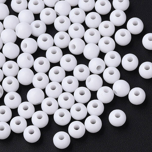 Opaque Acrylic Beads