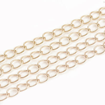 Soldered Brass Curb Chains