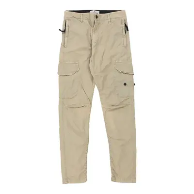 Age 12 Stone Island Cargo Trousers - 28W 28L Beige Cotton Blend