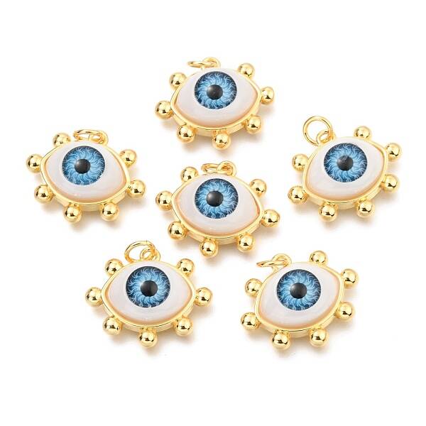 Brass Acrylic Pendants
