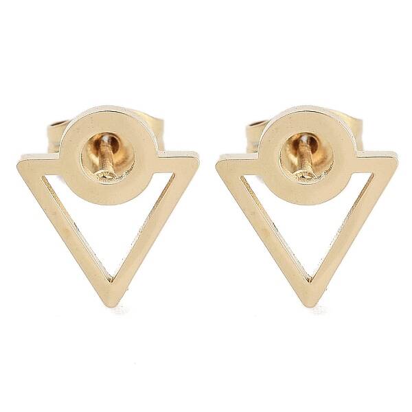 PVD Vacuum Plating 304 Stainless Steel Stud Earrings for Women