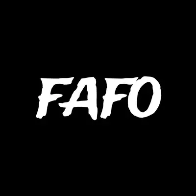 Fafo F*ck around and find out decal car, truck decal bumper sticker stickers