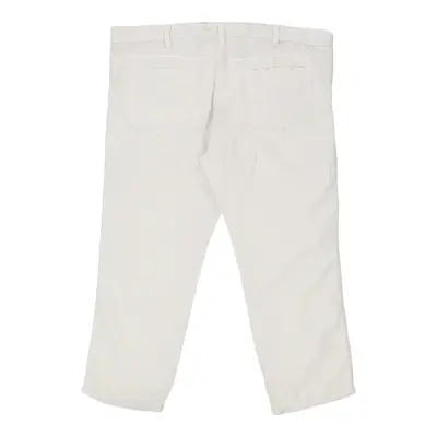 Burberry London Trousers - 44W White Cotton