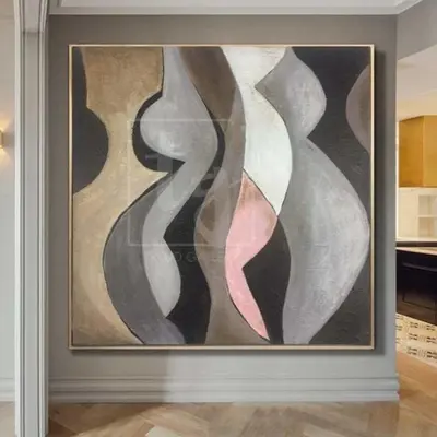 Creative Painting On Canvas Modern Abstract Painting Large Gold Leaf Painting Unique Wall Painting | WAKING DREAMS