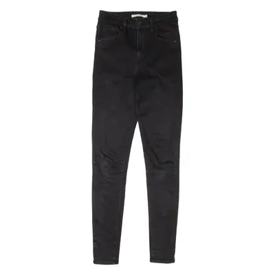 LEVI'S Mile High Womens Jeans Black Slim Skinny W26 L30