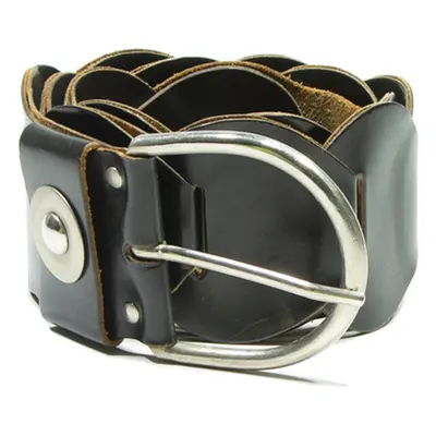 Womens Waist Belt Black Leather 43