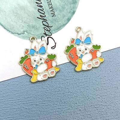 Alloy Enamel Pendants