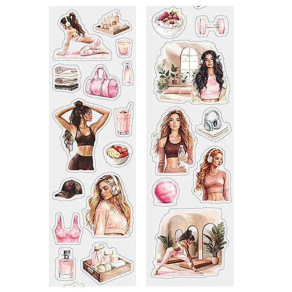 Independent Living Themes Label Paster Picture Stickers