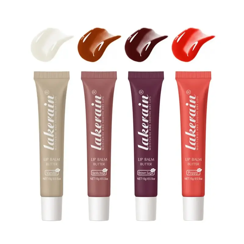 Moisturizing Lip Balm Butter, 2 Counts/set Hydrating Lip Care Product for Women & Girls, Plumping Lipstick, Lip Moisturizer,�...