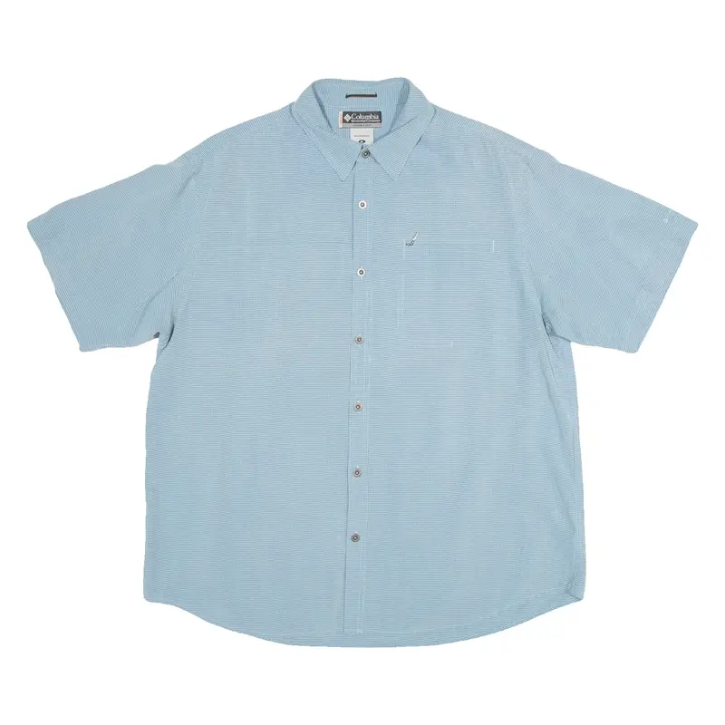 COLUMBIA Mens Shirt Blue XL