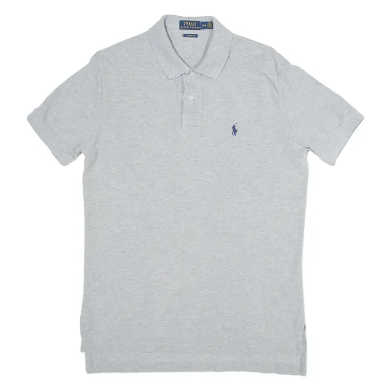 POLO RALPH LAUREN Classic Fit Mens Polo Shirt Grey M