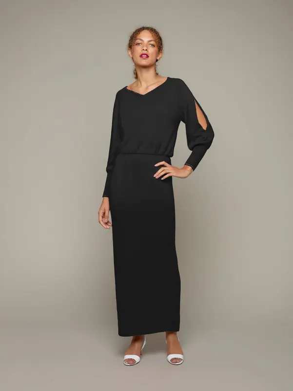 KYLE | Merino Knit Maxi Dress | Size: L