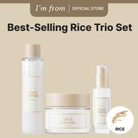 [I'M FROM OFFICIAL SHOP] Korean Best-selling Rice Toner, Rice Cream, Rice Serum - Milky Toner for Glowing Skin, Korean Rice, ...