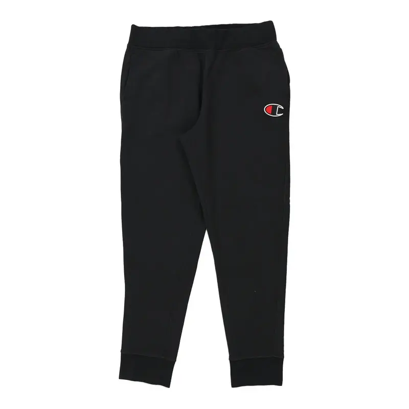 Champion Joggers - Large Black Cotton Blend