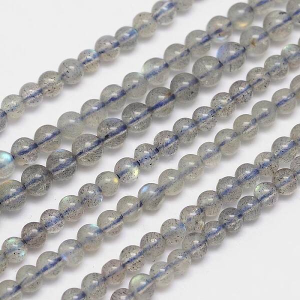 Natural Labradorite Round Bead Strands