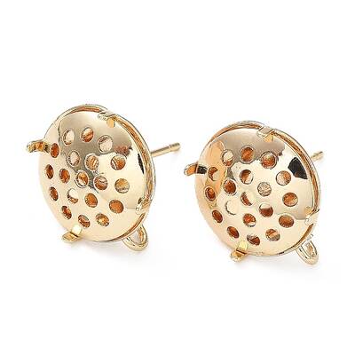 Brass Stud Earring Findings