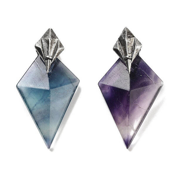 Natural Fluorite Pendants