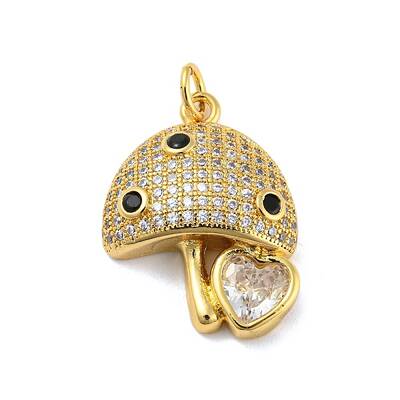Brass with Cubic Zirconia Pendants