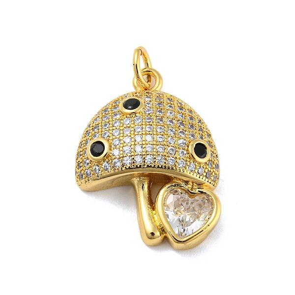 Brass with Cubic Zirconia Pendants
