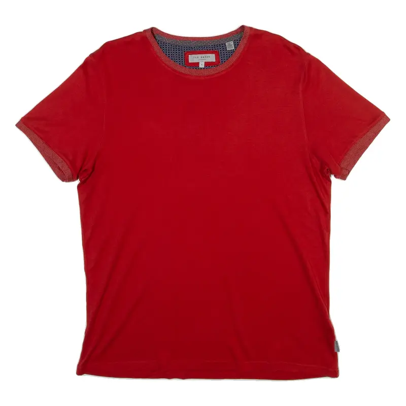 TED BAKER Mens T-Shirt Red L