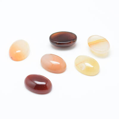 Dyed Natural Carnelian Gemstone Cabochons