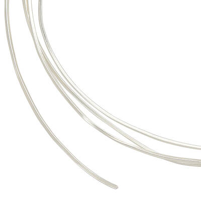 1Pc Flat 925 Sterling Silver Wires