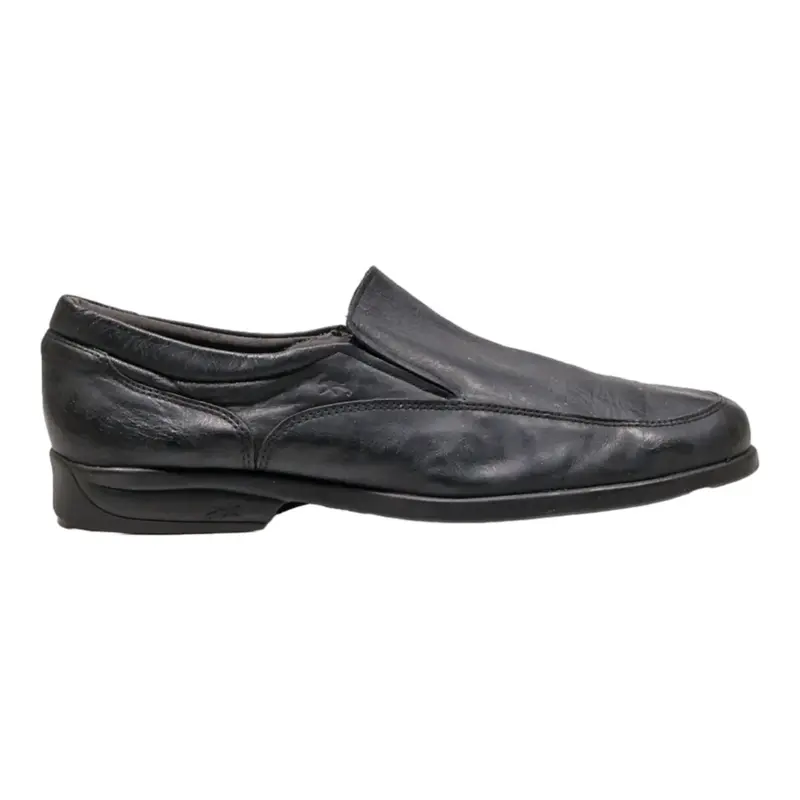 FLUCHOS Pump Shoes Black Leather Mens UK 11