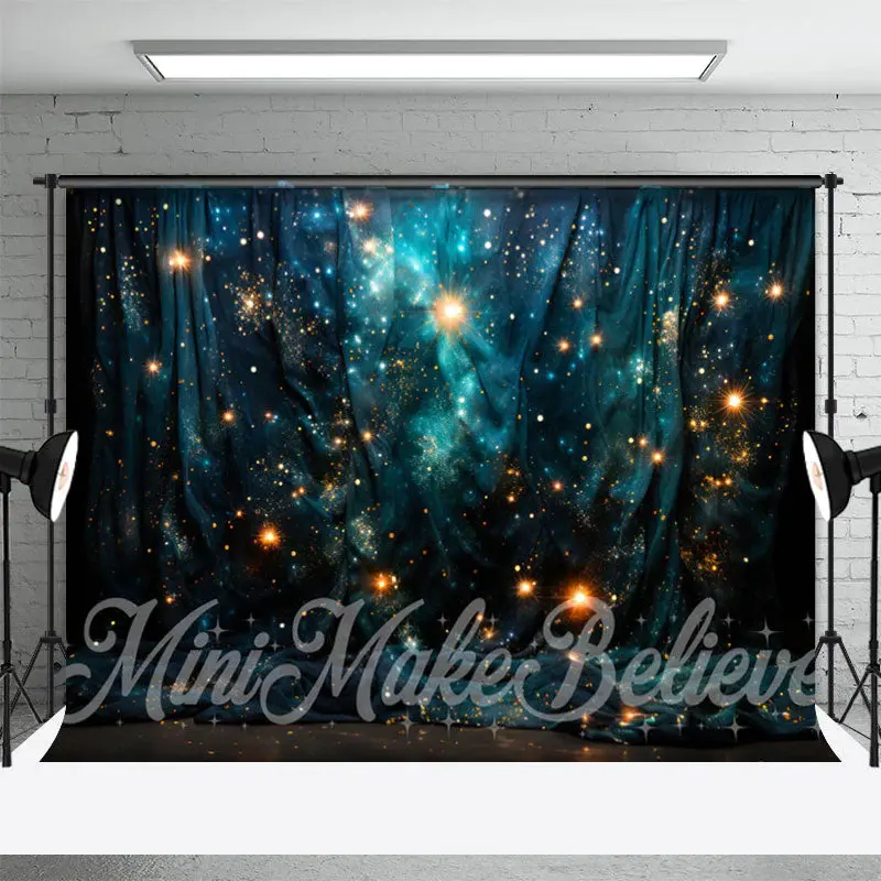 Enchanted Glowing Curtain Painted Fine Art Backdrop - Aperturee