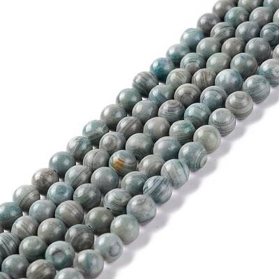 Natural Silver Line Jasper Beads Strands