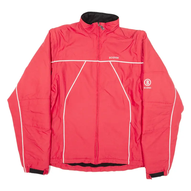 BOGNER Windstopper Fleece Lined Zip-off Womens Rain Coat Red S