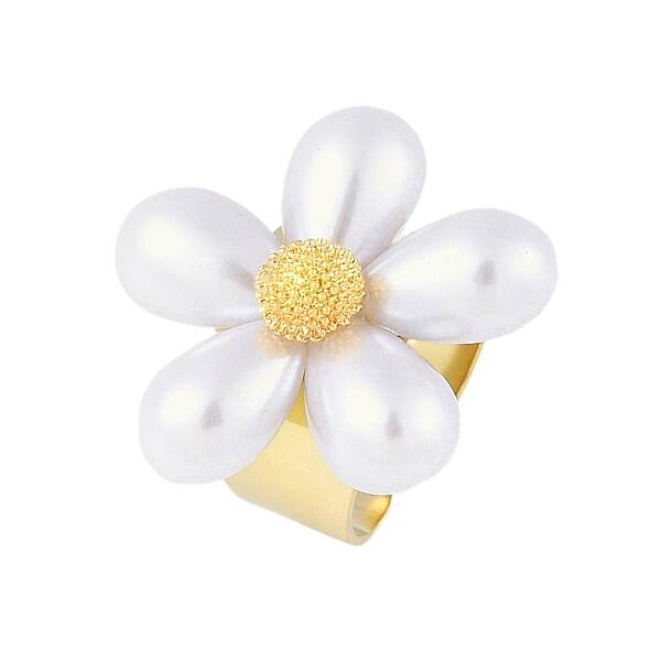 Flower Natural Shell Finger Rings
