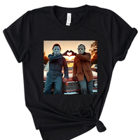 Vintage Michael Myers Halloween Heart Hands Shirt, Retro Michael Myers Shirt, Horror Movie Shirt, Myers Thriller Friday the 1...