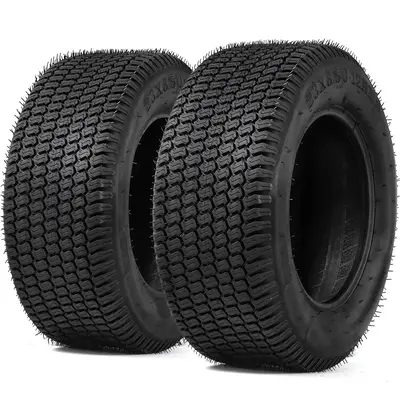 23x8.5-12 Lawn Mower Tires, Suitable for Lawnmowers, Motorcycles, Garden Tractors, Golf Carts, and Farm Equipment, 4Ply, Set ...
